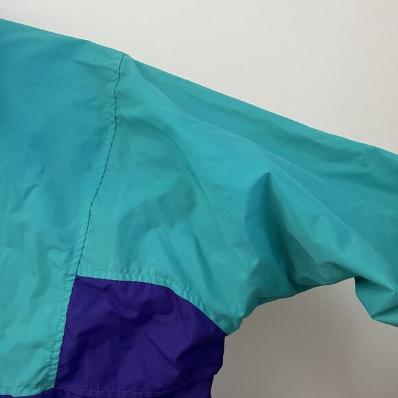 VTG 90s Woolrich Sigmet Gear Color Block Full Zip Nylon Jacket Womens Sz‎ Large - Picture 5 of 15